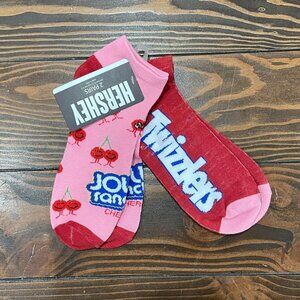 5/$20 NEW 2Pk Women's Hard Candy & Licorice Socks